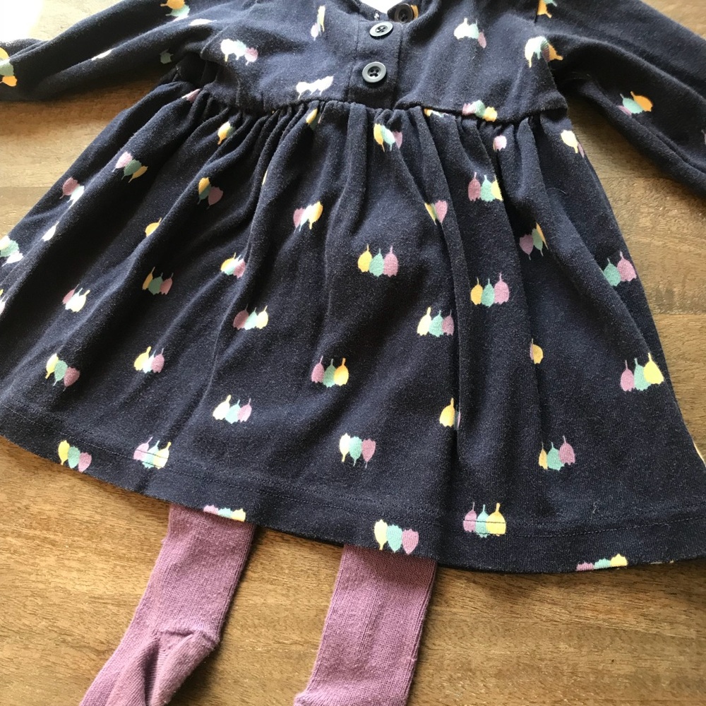 Tulip Dress and Tights
